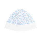 Blue Cheetah Print Hat