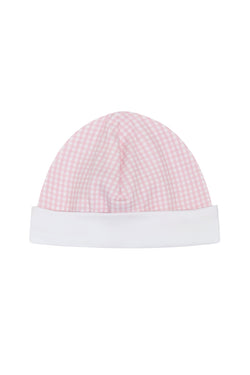 Image of Pink Gingham Baby Hat