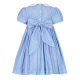 Blue Nella Smocked Dress