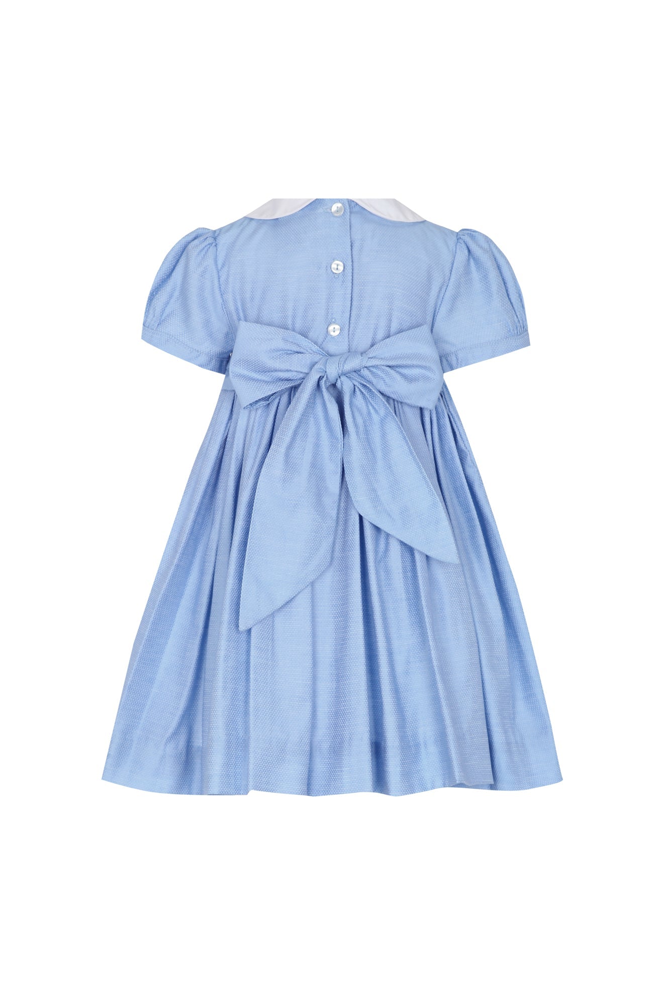 Image of Blue Nella Smocked Dress