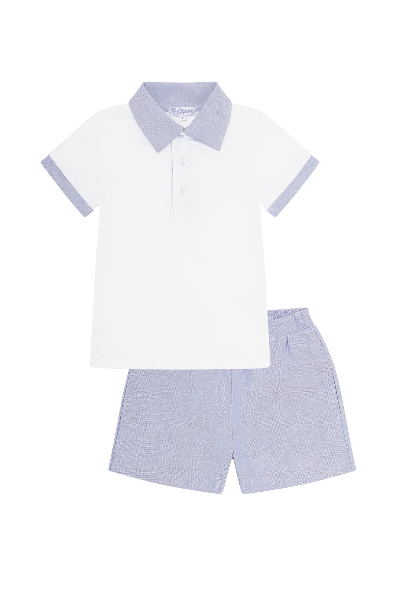 Image of Navy Boy Capri Set