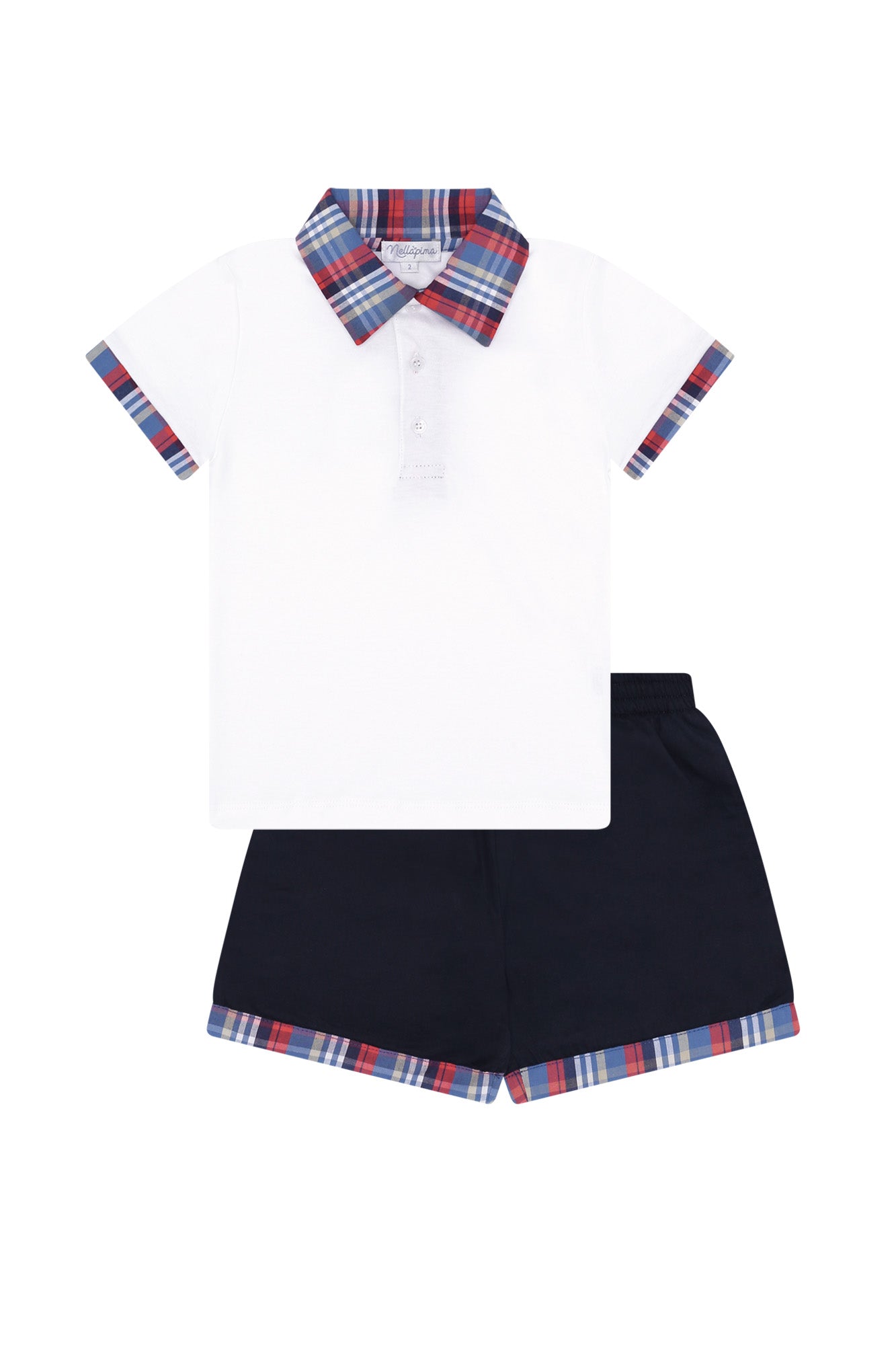 Image of Plaid Boy Capri Set
