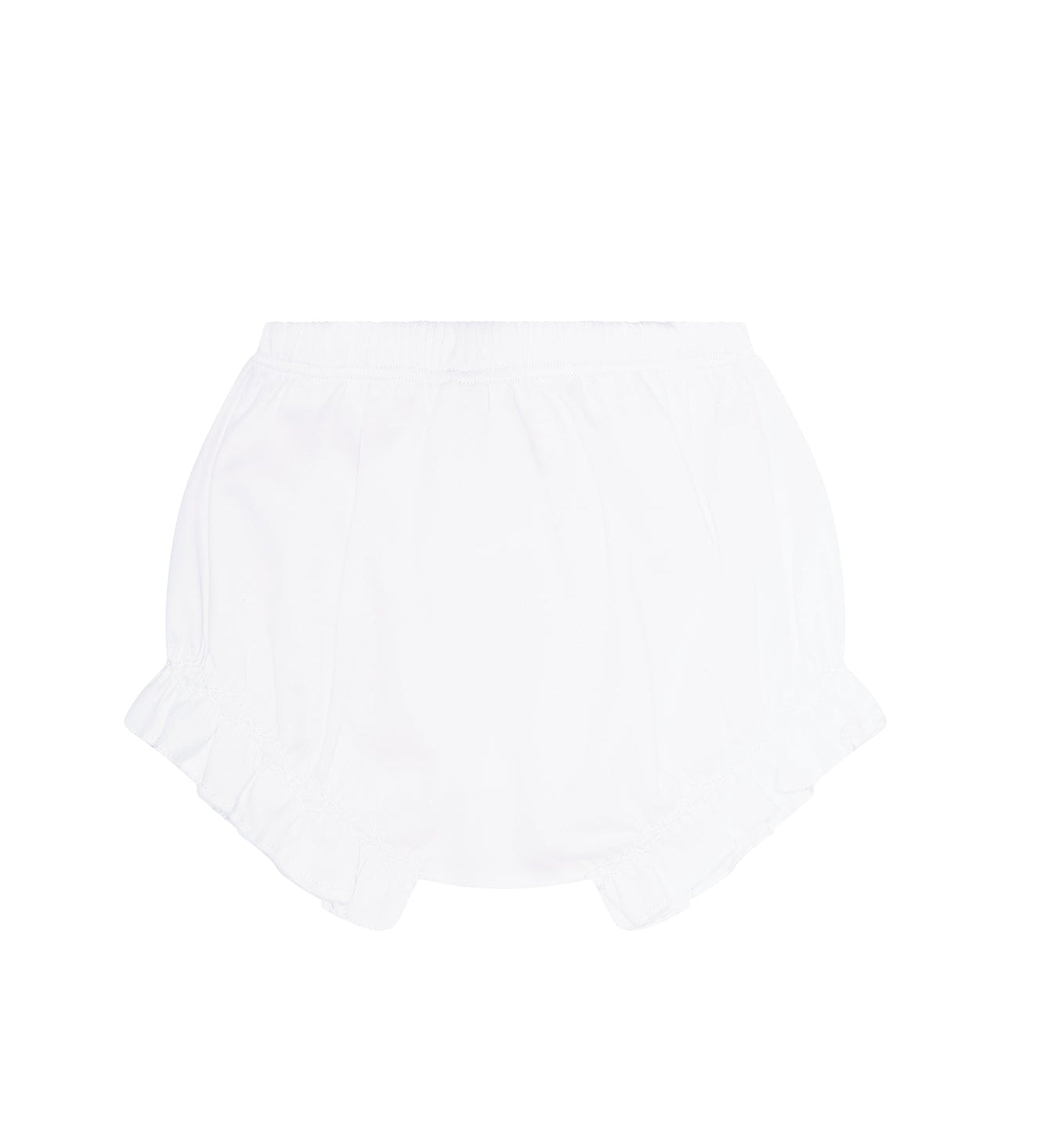 White Baby Bow Bloomer