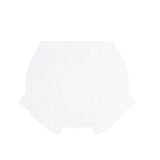 White Baby Bow Bloomer