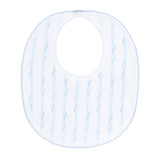 Blue Twirls Bib