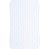 Blue Twirls Burp Cloth