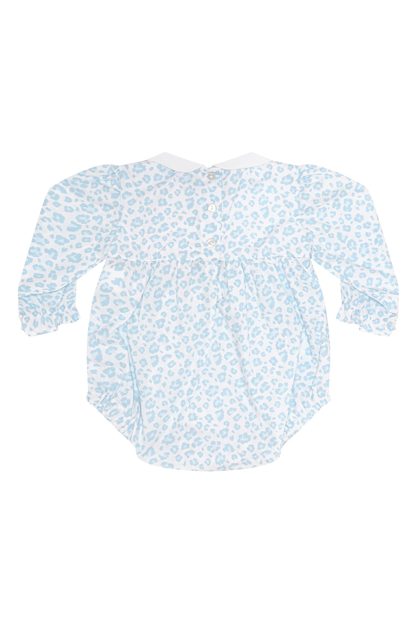 Image of Blue Cheetah Print LS Bubble