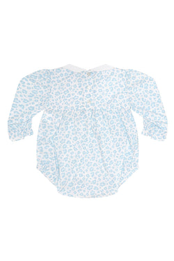Image of Blue Cheetah Print LS Bubble