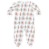 Christmas Nutcrackers Zipper Footie