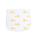 Blue Ducks Print Burp Cloth