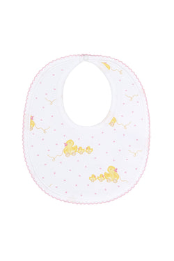 Image of Pink Ducks Print Bib