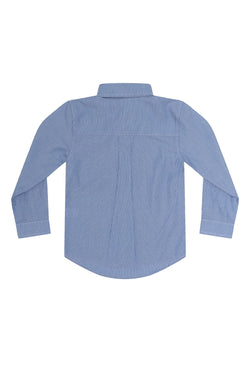 Image of Blue Stripes Long Sleeve Shirt