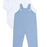 Blue Twirl Overall Set