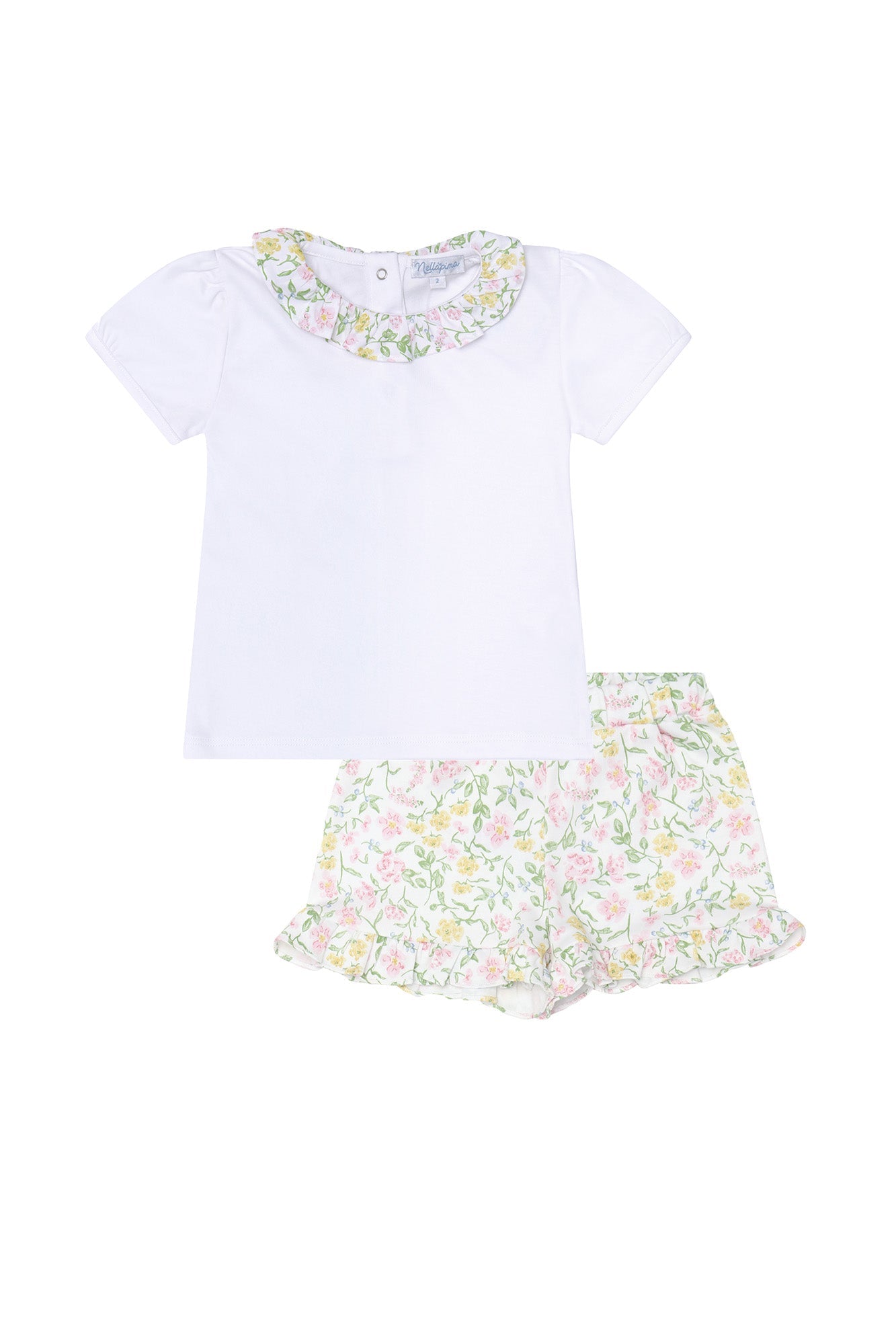 Nella Pima Berry Wildflowers Short Set