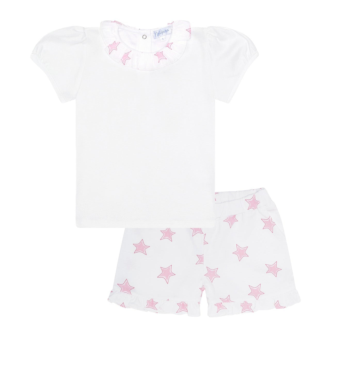 Pink Stars Short Set