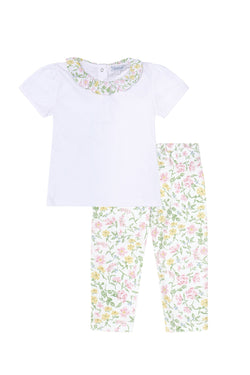Image of Berry Wildflowers Tee-Leggings Set