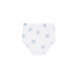 Blue Stars Print Diaper Cover Set