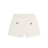 White Twill Shorts