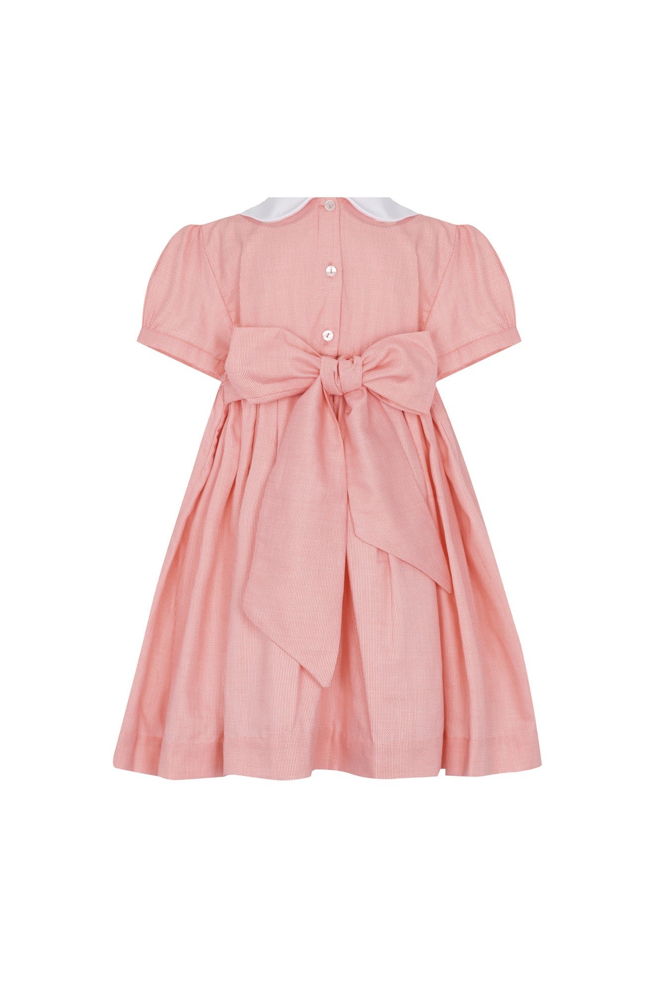 Image of Coral Nella Smocked Dress