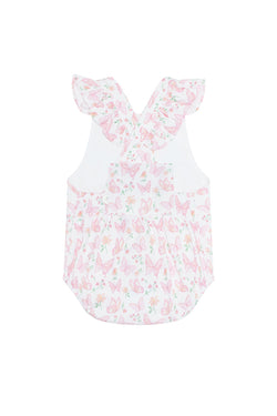 Image of Butterflies Print Ruffle Bubble