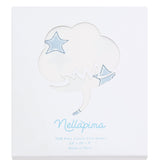 Blue Stars Print Crib Sheets