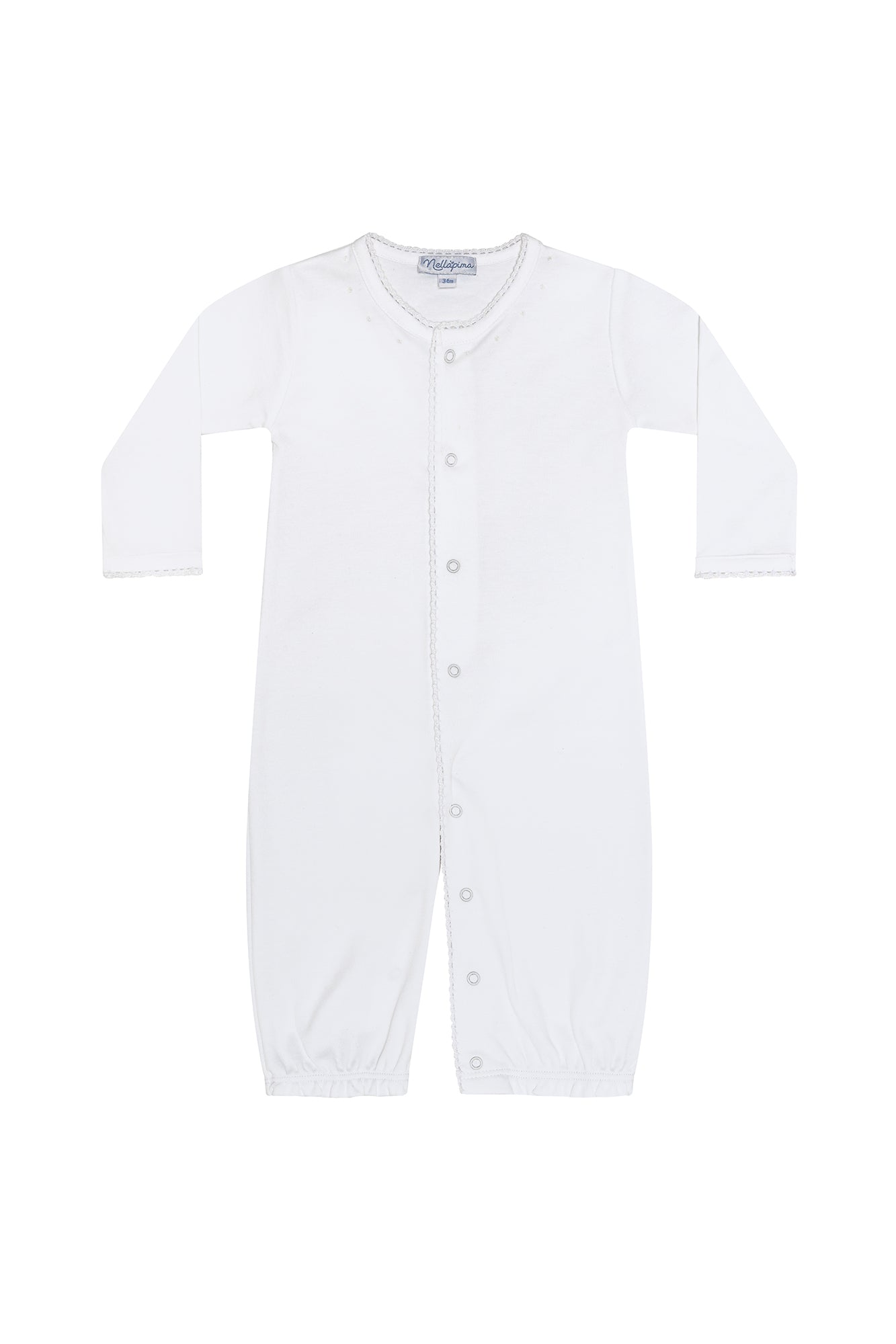 Image of White Crochet Converter Gown