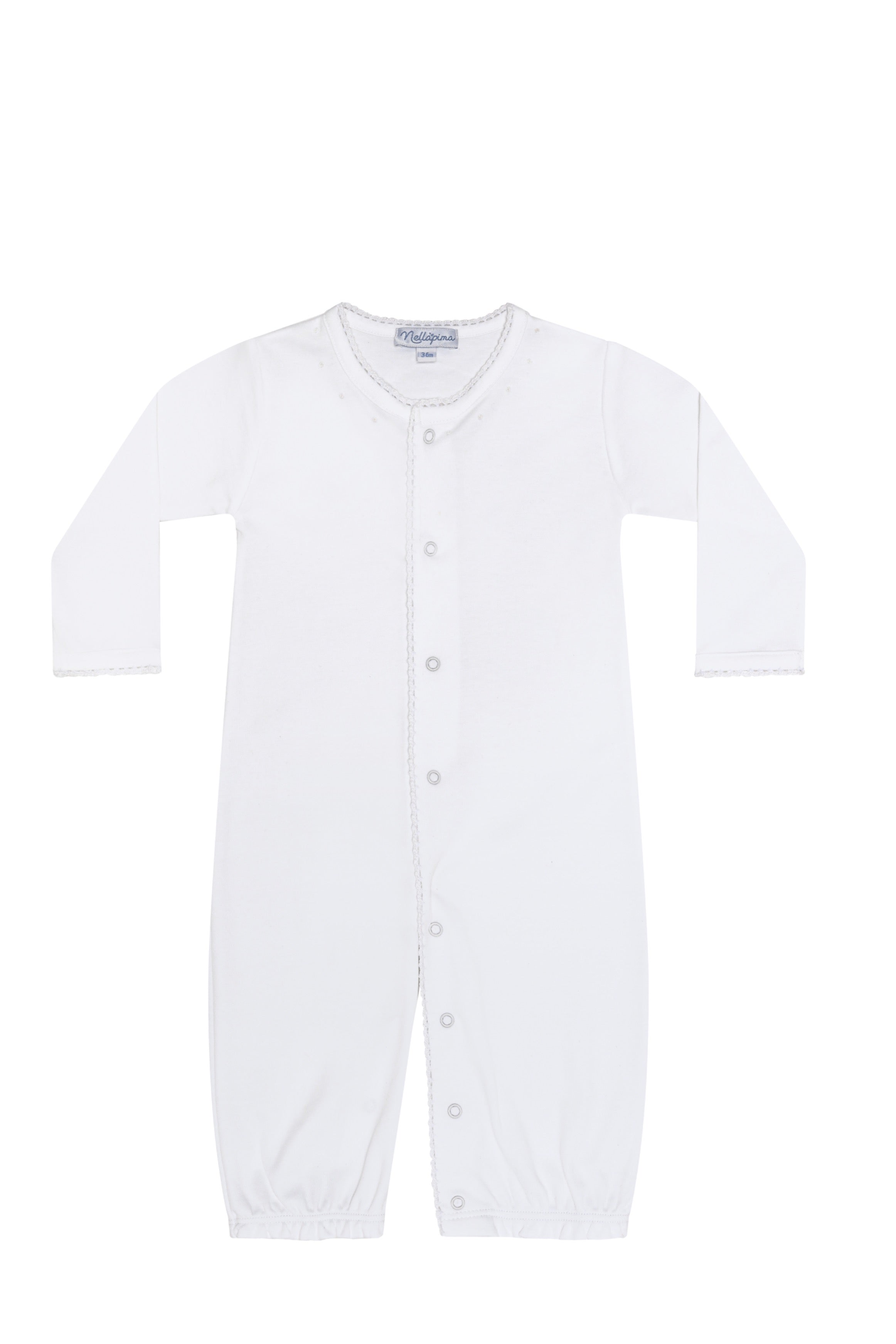 Image of White Crochet Converter Gown