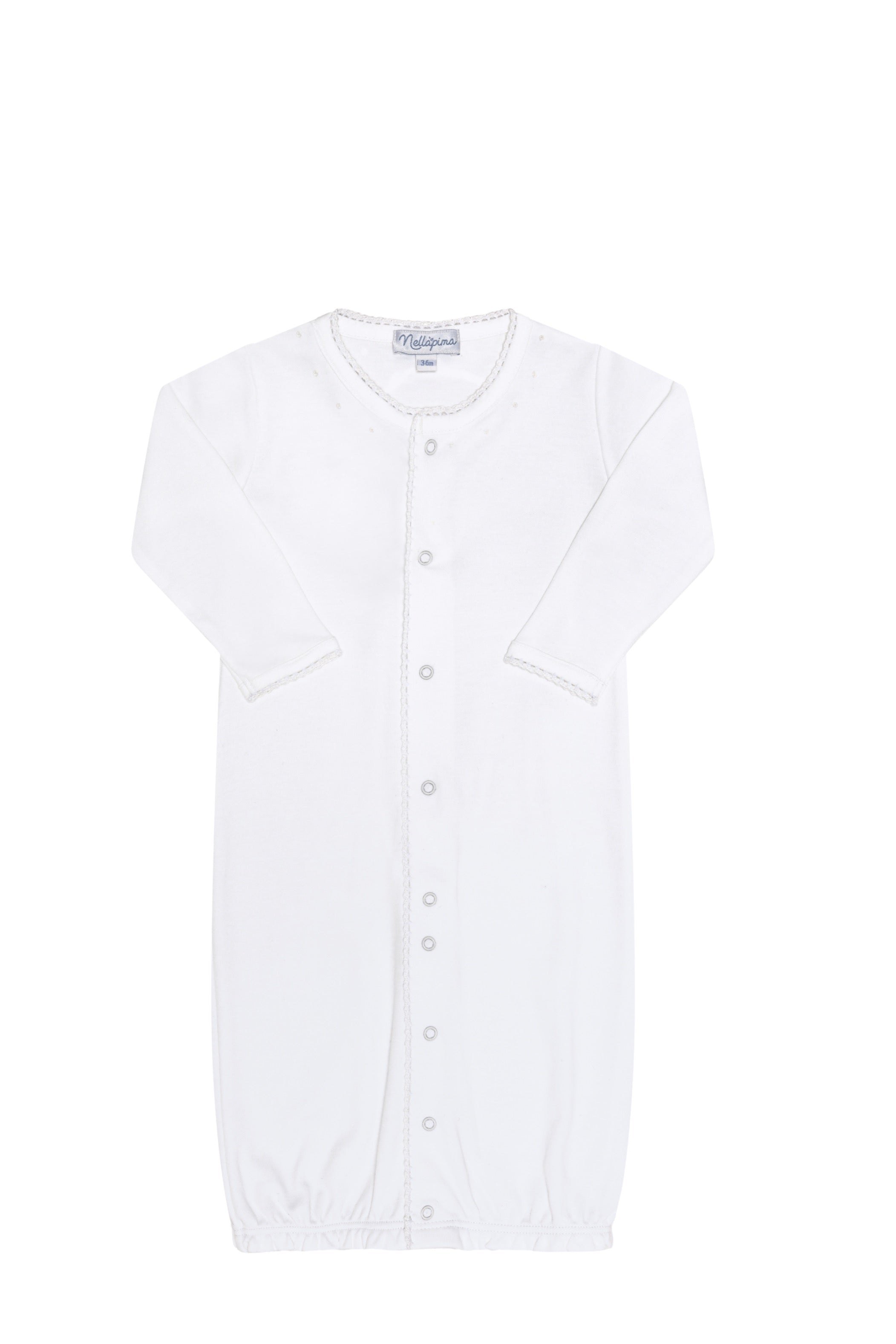 Image of White Crochet Converter Gown