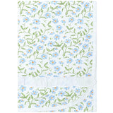 Blue Vines Print Blanket