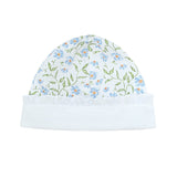 Blue Vines Print Hat