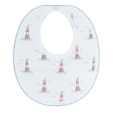 Lighthouse Print Bib