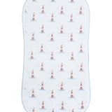 Lighthouse Print Burp Cloth