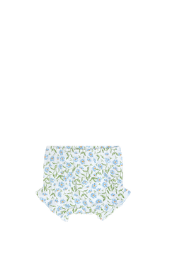 Image of Blue Vines Print Onesie Set