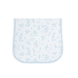 Blue Bunny Toile Burp Cloth