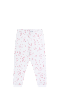 Image of Pink Bunny Toile Pajama
