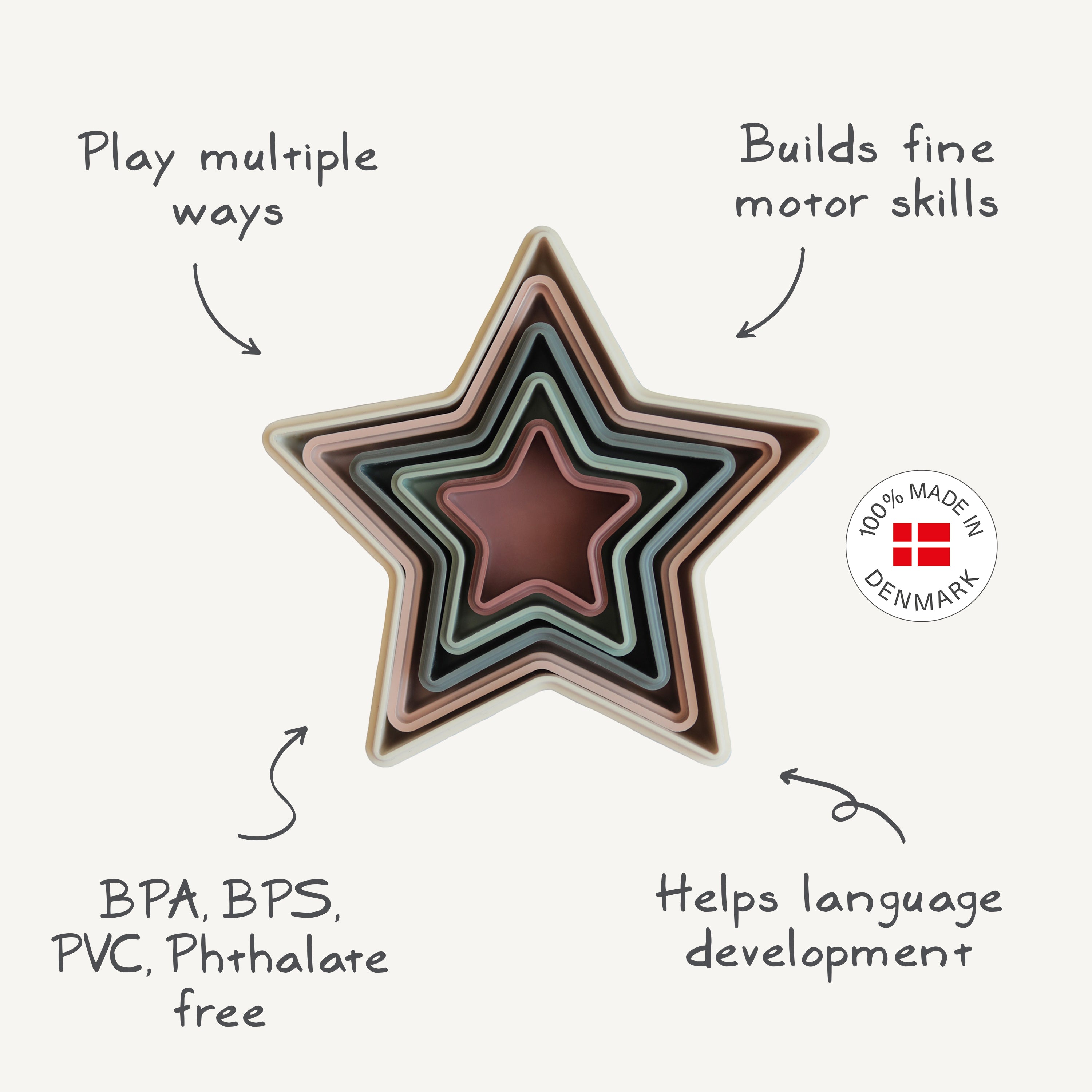 Image of Nesting Stars Toy