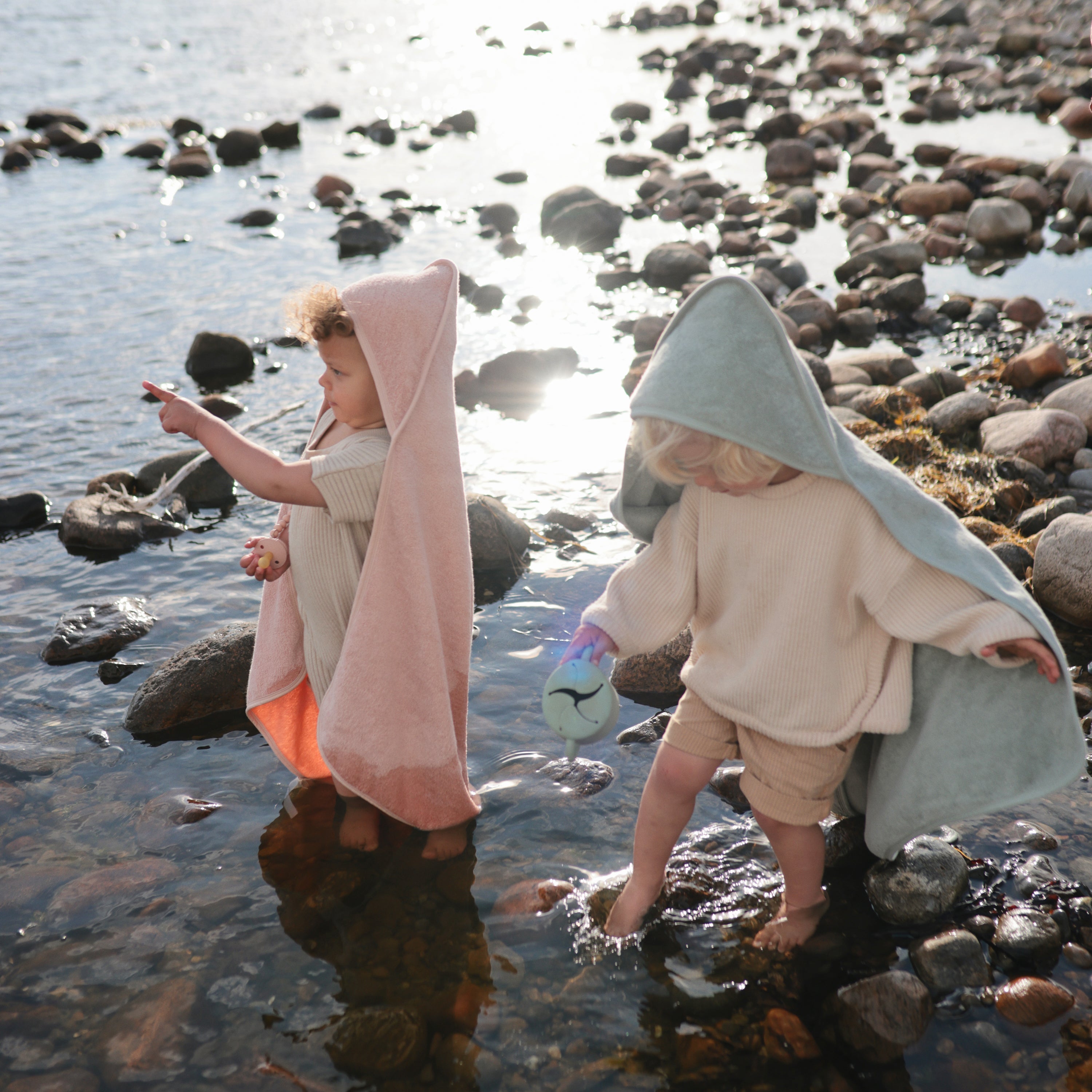 Image of Organic Cotton Baby Hooded Towel