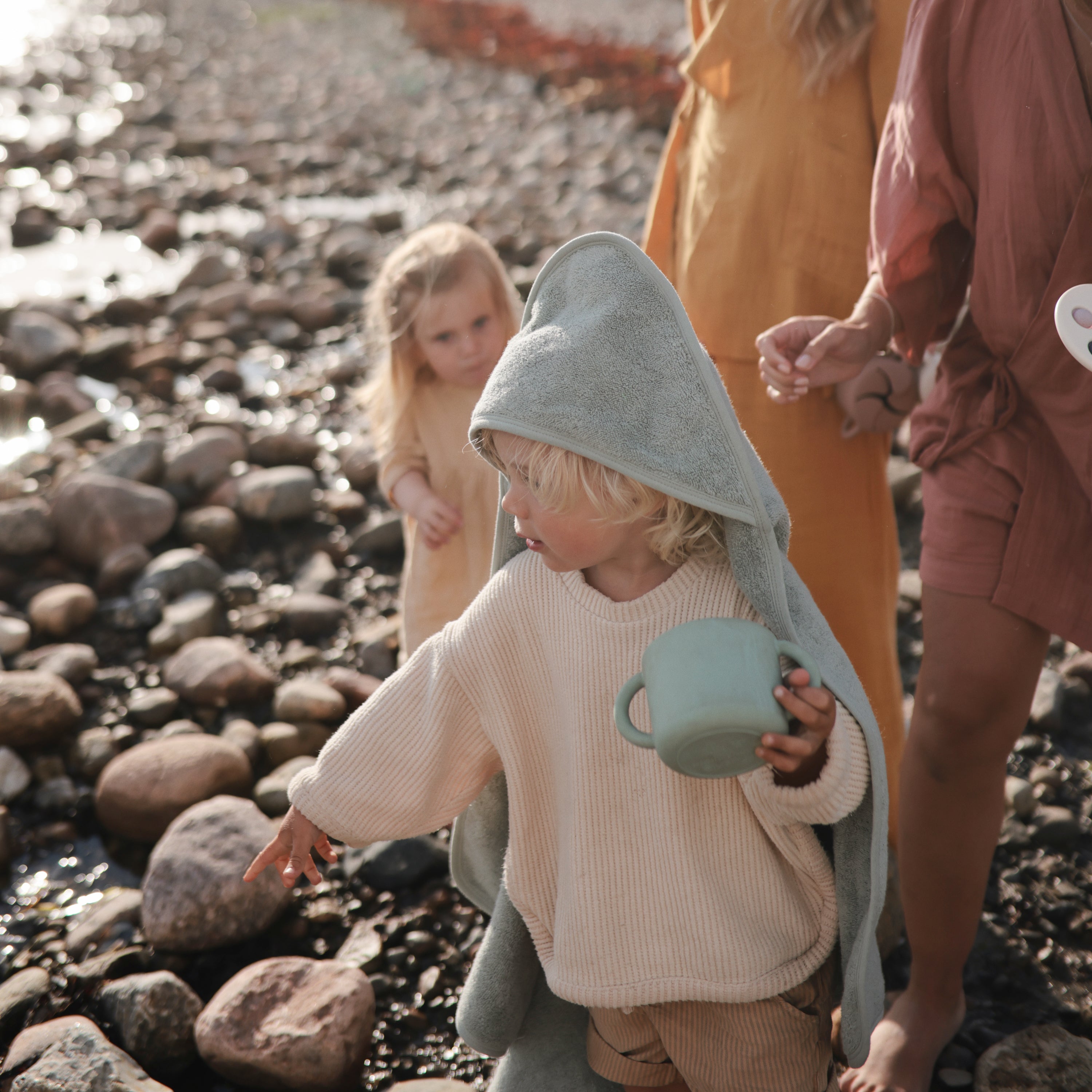 Image of Organic Cotton Baby Hooded Towel