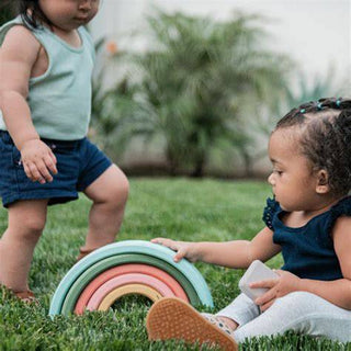 Wonder and Wise Rainbow Nesting Blocks