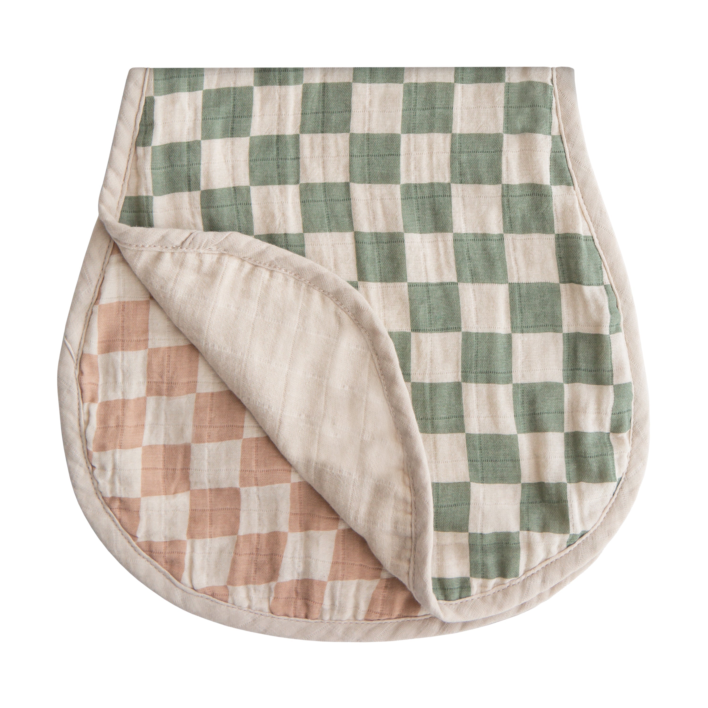 Image of Organic Cotton Muslin Burp Cloth 2-Pack