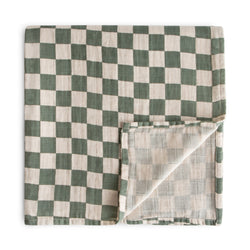 Image of Organic Cotton Muslin Swaddle Blanket
