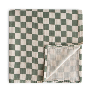 Organic Cotton Muslin Swaddle Blanket