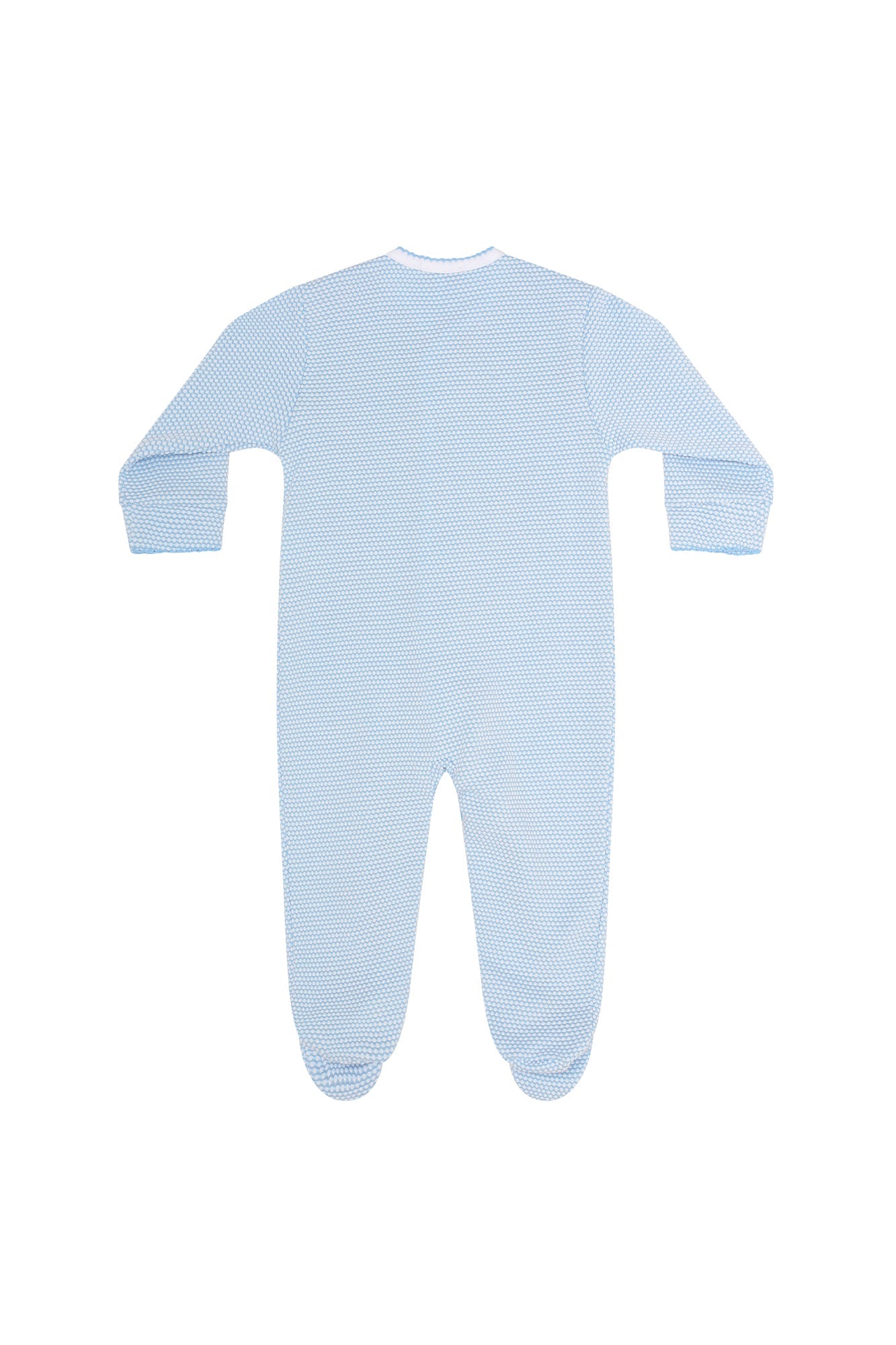Image of Blue Bubble Baby Footie