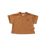 Organic Boxy Tee -  Fawn