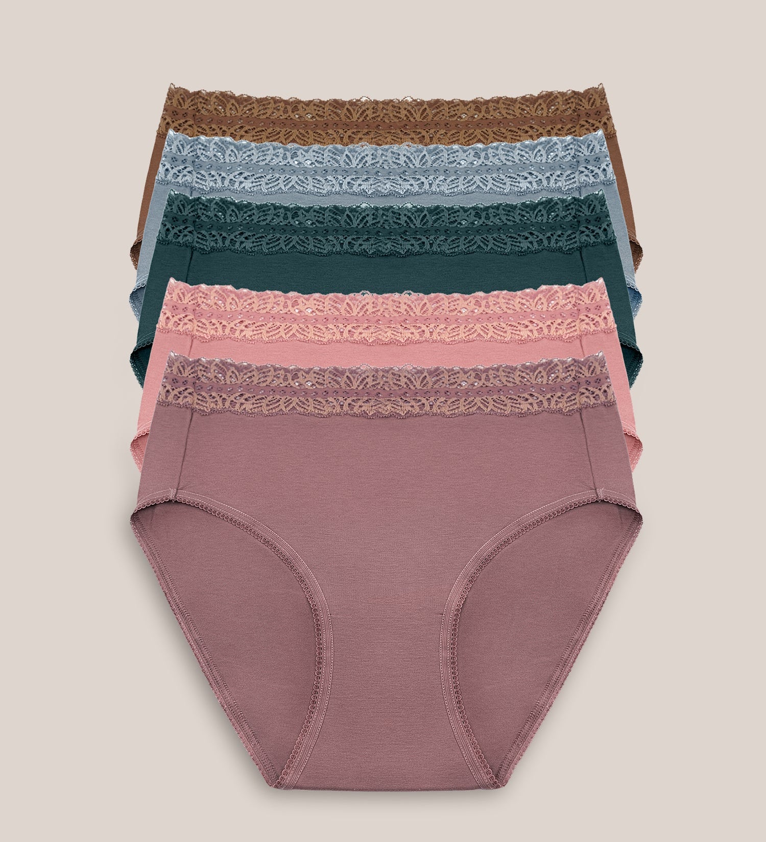 High-Waisted Postpartum Underwear Pack | Dusty Hues