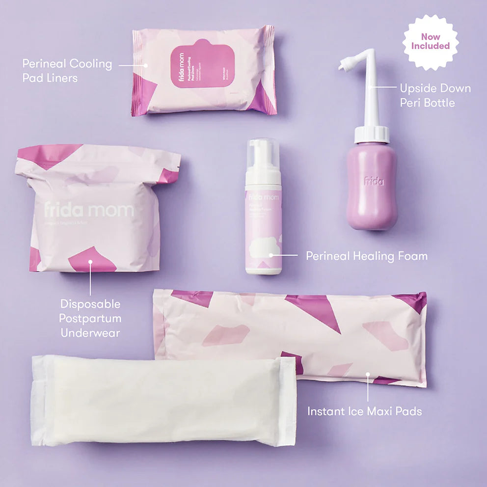 Frida Postpartum Recovery Essentials Kit with Peri Bottle