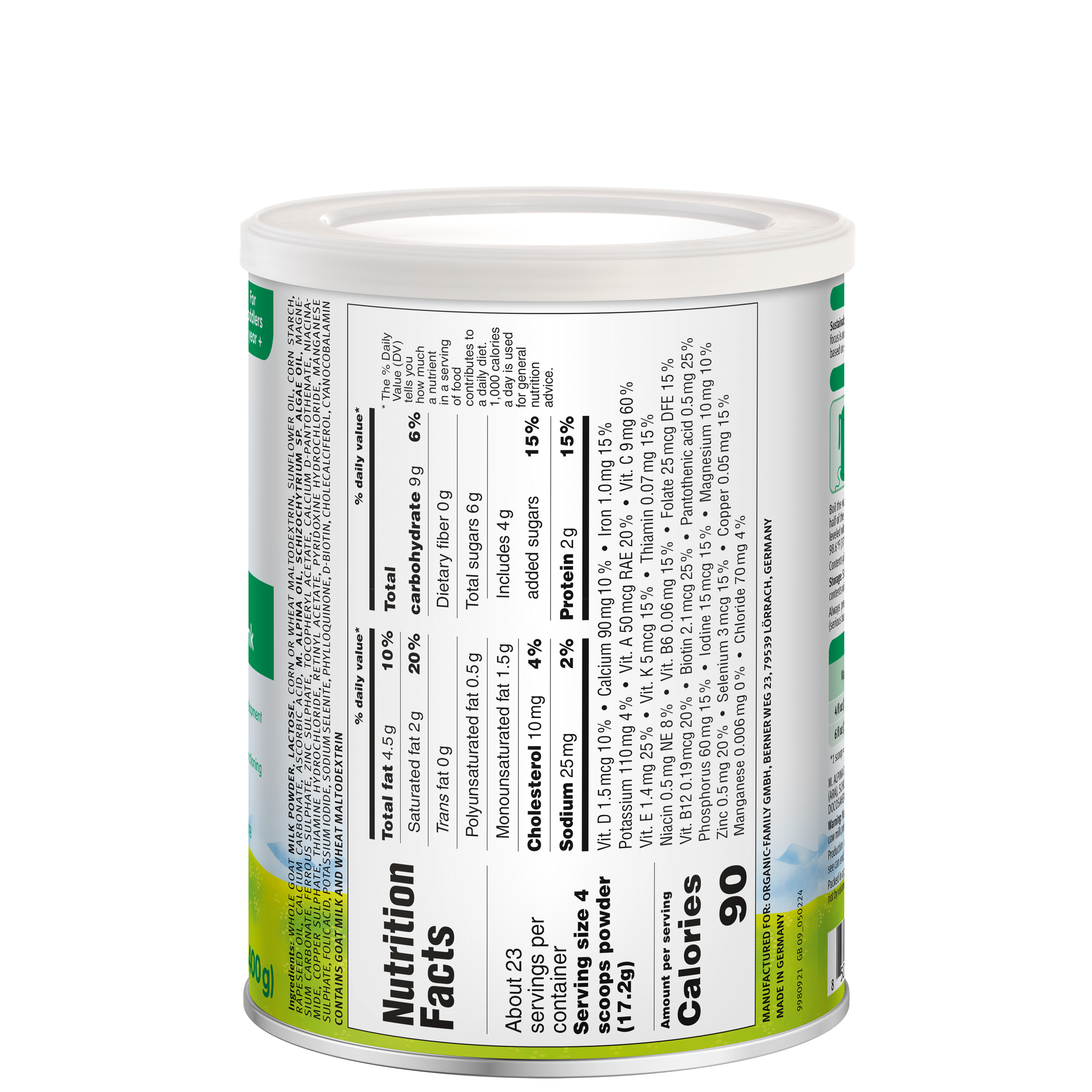 Image of Holle Goat Milk Toddler Drink - Stage 3 | Non GMO (14 oz)