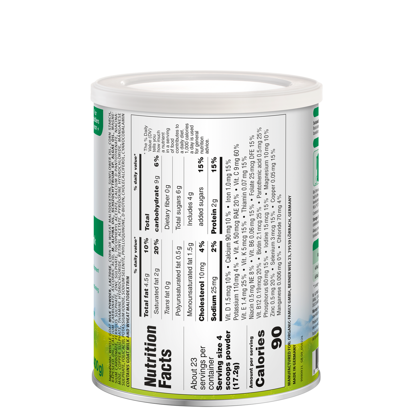 Holle Goat Milk Toddler Drink - Stage 3 | Non GMO (14 oz)