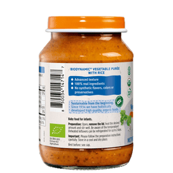 Image of Holle Organic Baby Food Jar - Veggie Risotto - 6 Jars