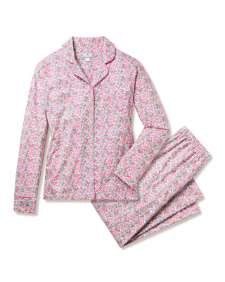 Women's Pima Pajama Set in Fleurs de Rose